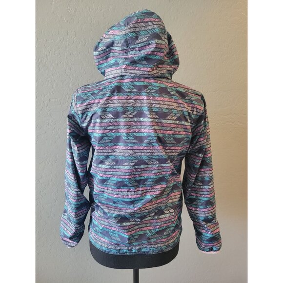 NWOT Columbia Pixel Grabber Reversible Jacket Girl Size M Outer Wear Lightwight - Picture 7 of 12
